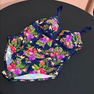 Tropical One Piece Swimsuit Size 20WD